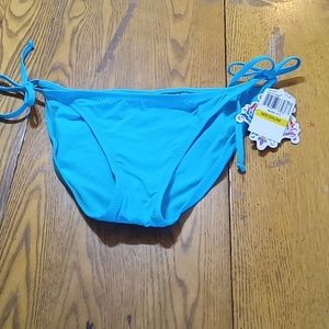 BECCA Womens Bikini BOTTOM MEDIUM New Summer Cruisewear Beach NEW BLUE